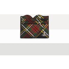 Card Cases Vivienne Westwood Heart Card Holder Saffiano Printed - Chelsea-Tartan