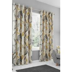 Gula - Öljetter Gardinlängder Fusion Ensley Mustard 117x137cm