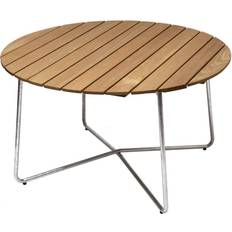 Bruna - Teak Trädgårdsbord Grythyttan 9A Ø120cm - Teak/Hot-Dip Galvanized