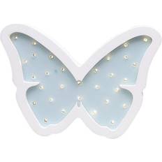 Blue Wall Lamps Kid's Room HKHBJS Butterfly Bedroom Living Night Light Wall Lamp