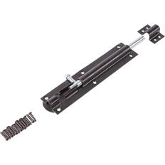 Black Door Latches & Bolts Blackspur Heavy Duty 8 Inch Tower Bolt Black