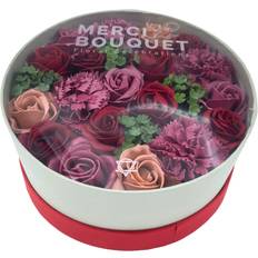 Flowers Ancient Wisdom Boutique Soap Bouquet Vintage Rose Round