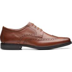 Herr - Skum Derby Clarks Howard Wing - Dark Tan