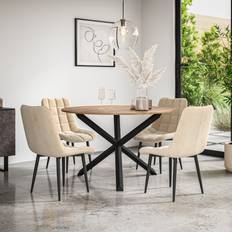 Oaks Dining Sets More4Homes Malvern Round Table And Chair Dining Set
