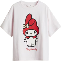 Rosa Överdelar Barnkläder H&M Printed Cotton T-shirt - Light Pink/My Melody (1263226035)