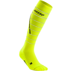 Gula - Löpning Underkläder CEP Reflective Socks Women - Neon Yellow