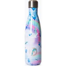 Hype Girls Blue Rainbow Dolphins Thermal Water Bottle