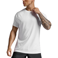 2XU Men's Aero Short Sleeve T-shirt - White/Silver Reflective