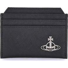 折りたたみ財布 Vivienne Westwood Flap Card Holder Silver 5402000AWL00A7Q401 Vivienne westwood Grain Leather Flap Card Holder Black
