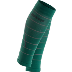 Ventilerande Arm- & Benvärmare CEP Women Reflective Calf Sleeves - Green/Silver
