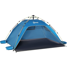 OutSunny Blue Tents OutSunny Pop-Up Beach Tent - Blue