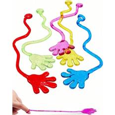 Rubber Crafts Shein Glitter Sticky Hand Treasure Box 10pcs