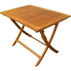 Tavoli da Bistrot da Esterno Cosma Tavolo Pieghevole Esterno 100x70 cm Legno Massiccio Acacia