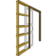 Swedoor 1438348 Skydedør (189x210cm)