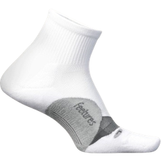 Elite Light Cushion Quarter Socks - White