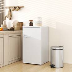 Homcom 85L Retro Freestanding Fridge with Chill Box