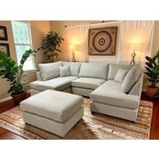 Harper 5 Seater U Shaped Chenille