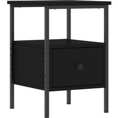 vidaXL 826043 Black Sängbord 36x34cm