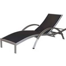 SAC Deluxe Brushed Nickel Sun Lounger