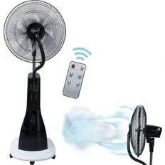 TroniTechnik Stand fan SV 05 with Misting Function White/Black