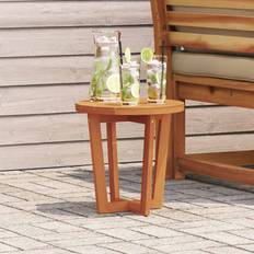 vidaXL Garden Round Ø40x40 cm Solid Wood Acacia Outdoor Side Table