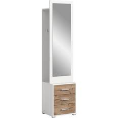 Ebuy24 Polo Garderob Uppsättning 45x190cm Vit Hallmöbel & Tillbehör
