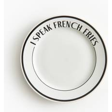 Frokosttallerken i Porcelæn Hvid Pommes Frites