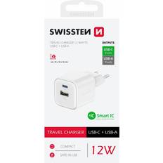 Nätkontakt USB-C och USB-A