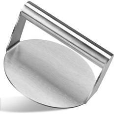 Innoteck Stainless Steel Round DS-5531 Silver Burger Press