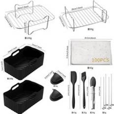 PCS Air Fryer Accessories for Ninja Dual AF400EU AF300EU T17088