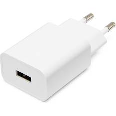 Linocell Batterier & Laddbart Linocell Mini USB Laddare 2.4A Vit