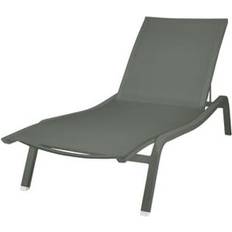 Fermob Sun Beds Fermob Transat Inclinable Empilable Alizé Gris
