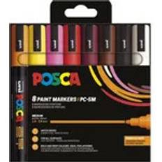 Posca Paintmarker PC-5M 8 Ass Warm Colors