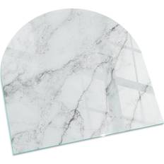 Bodenschutzplatten Tulup Ofenplatte Kaminofen Bodenplatte Marmormuster 100 x 100 cm