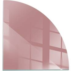 Bodenschutzplatten Tulup Ofenplatte Kaminglas Kaminofen Bodenplatte Rosa 100 x 100 cm