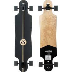 Longboards Cool Slide Nairobi Bamboe Draak Longboard Zwart