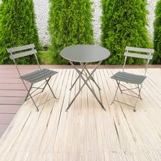 Garden & Outdoor Furniture Furniture One Florence 2 Seater Metal Foldable Bistro Set