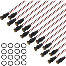 Signal Lights Uxcell 8mm Yellow Signal Indicator Lights 16 Pack