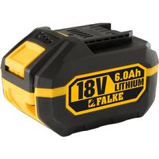 Falke Batterier & Laddbart Falke 18 V Li-ion Battery 6 0 Ah