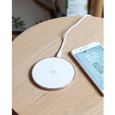 Batterier & Opladere Umage Unifier Qi Trådløs Oplader Hvid Rose Gold