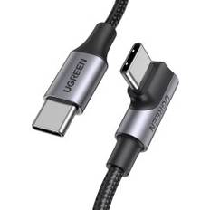 Kablar Hpa Flätad Vinklad USB-C Kabel 480Mb/s 2m