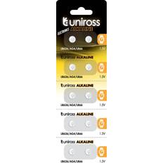 Uniross Batteri LR66 LR626 10-Pack Blisterkort