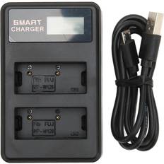 Andoer 5V USB Dual Battery Charger for Fujifilm XS10