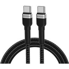 Hpa Flätad Kabel USB-C PD 65W 2m Svart