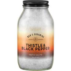 Veganska Badsalter Scottish Fine Soaps Thistle Black Pepper Bath Salts 500g