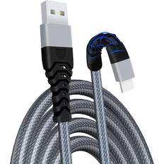 Braided iPhone Charger Cable 10cm 1m 2m 3m Grey
