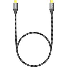 USB-C Kabel 60W 1.8m USB C Grå