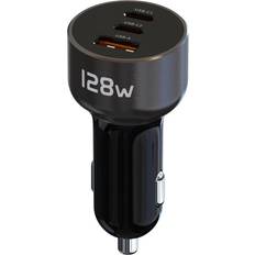 Nextbatt 128W Billaddare 2x USB-C 1xUSB-A