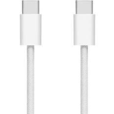 Flätad USB-C Till USB-C Kabel 0.5 m