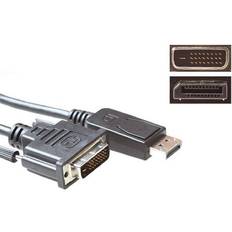 Kabler ACT Conversion Cable DisplayPort Male to DVI Male 5 m 5m